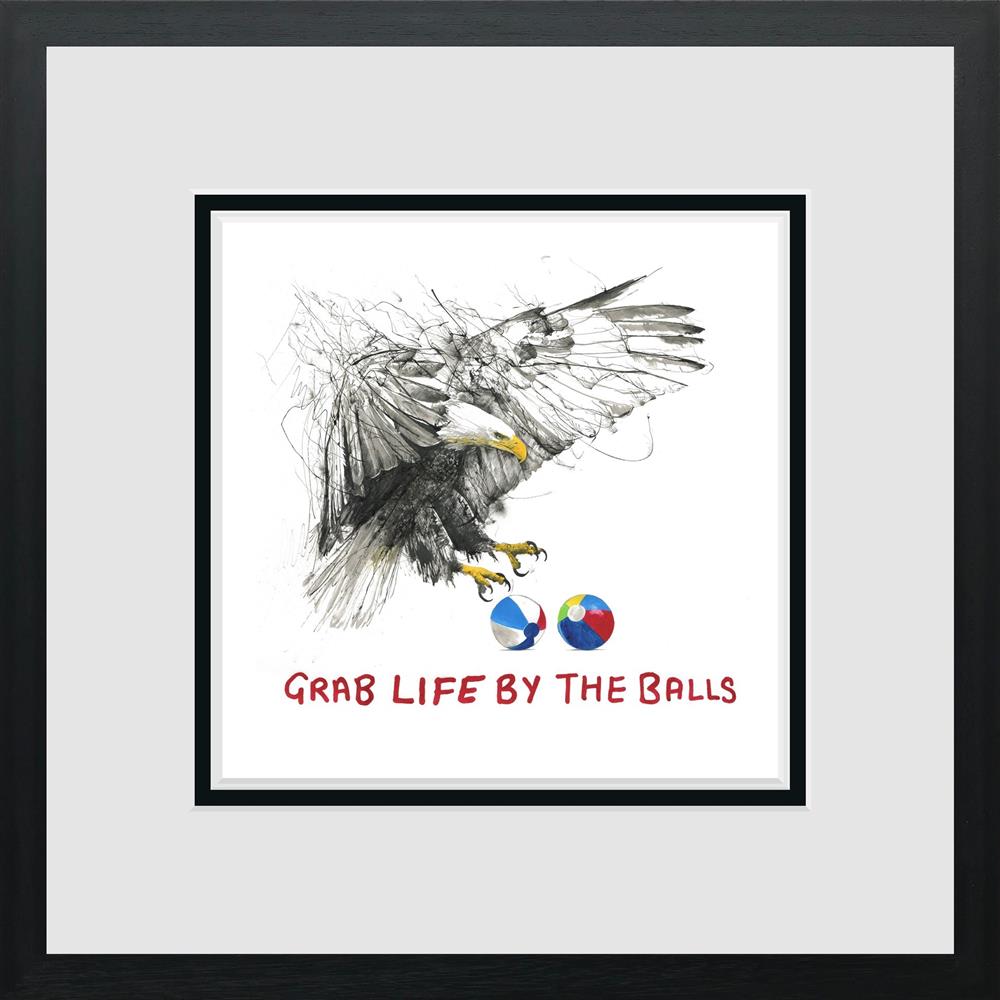 Grab Life By The Balls - Miniature by Scott Tetlow