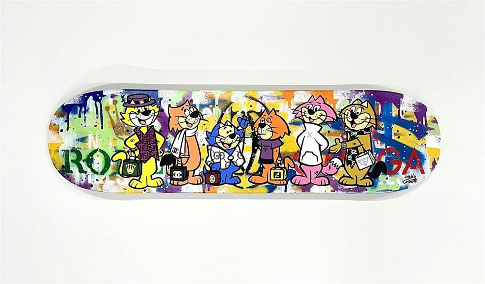 Kings Of The Cats - Skatedeck by Emily Crook