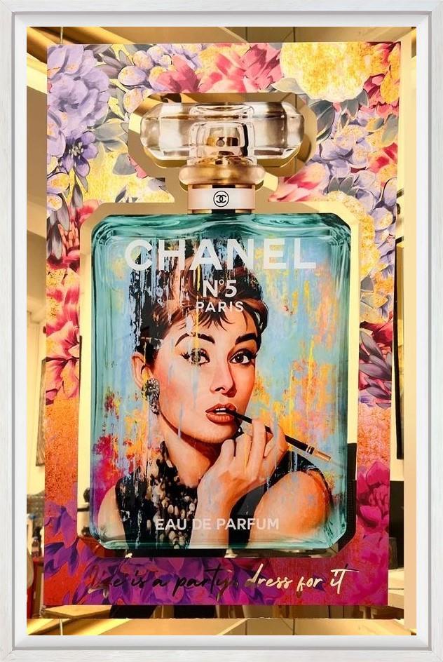 Life Is A Party - Acrylic Bottle Dibond Mirror Edition by Sannib