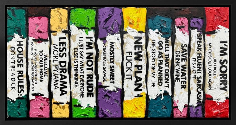 Life's A Bookcase III - Mini by Hue Folk