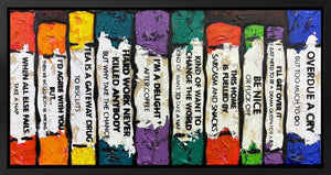 Life's A Bookcase V - Mini by Hue Folk