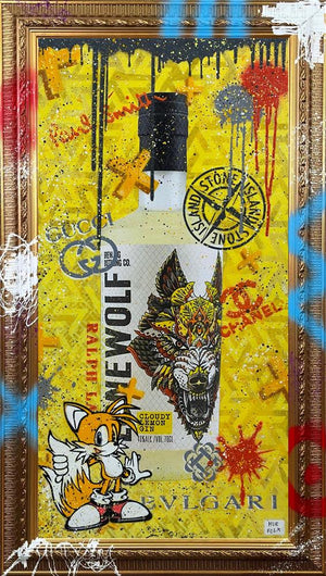 Lone Wolf Cloudy Lemon by Hue Folk