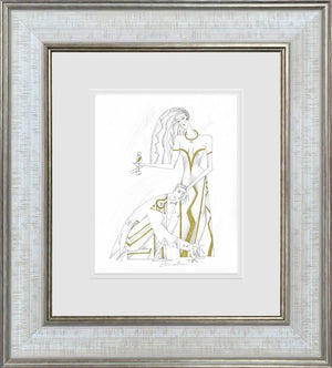 Lord And Lady I - Line Study by Andrei Protsouk