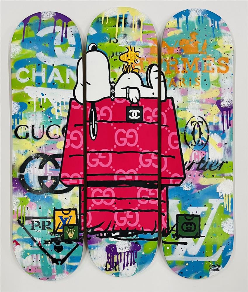 Lost In Thought - Skatedeck by Emily Crook