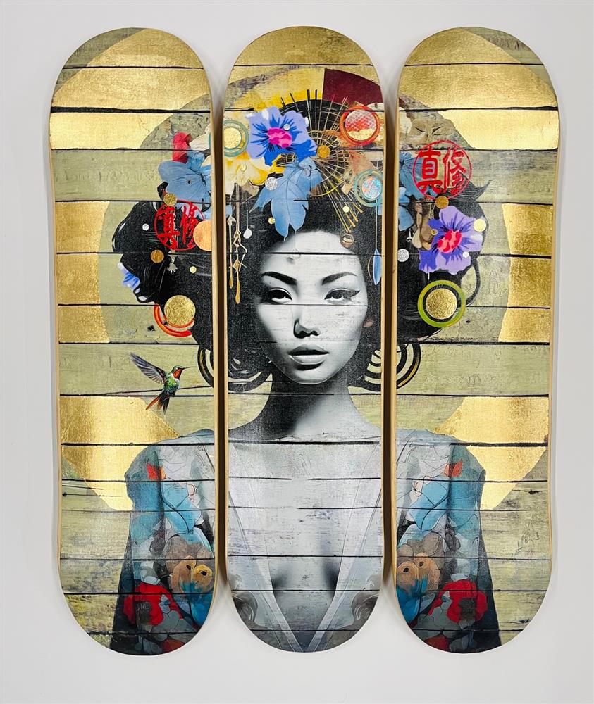 Lotus - Skate Deck by The Trunk Of Funk