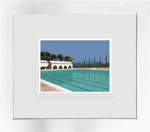 Mediterranean Cool Down - Miniature by Oshe