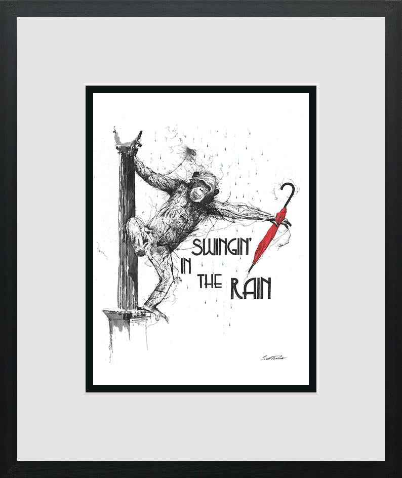 Swingin' In The Rain - Miniature by Scott Tetlow