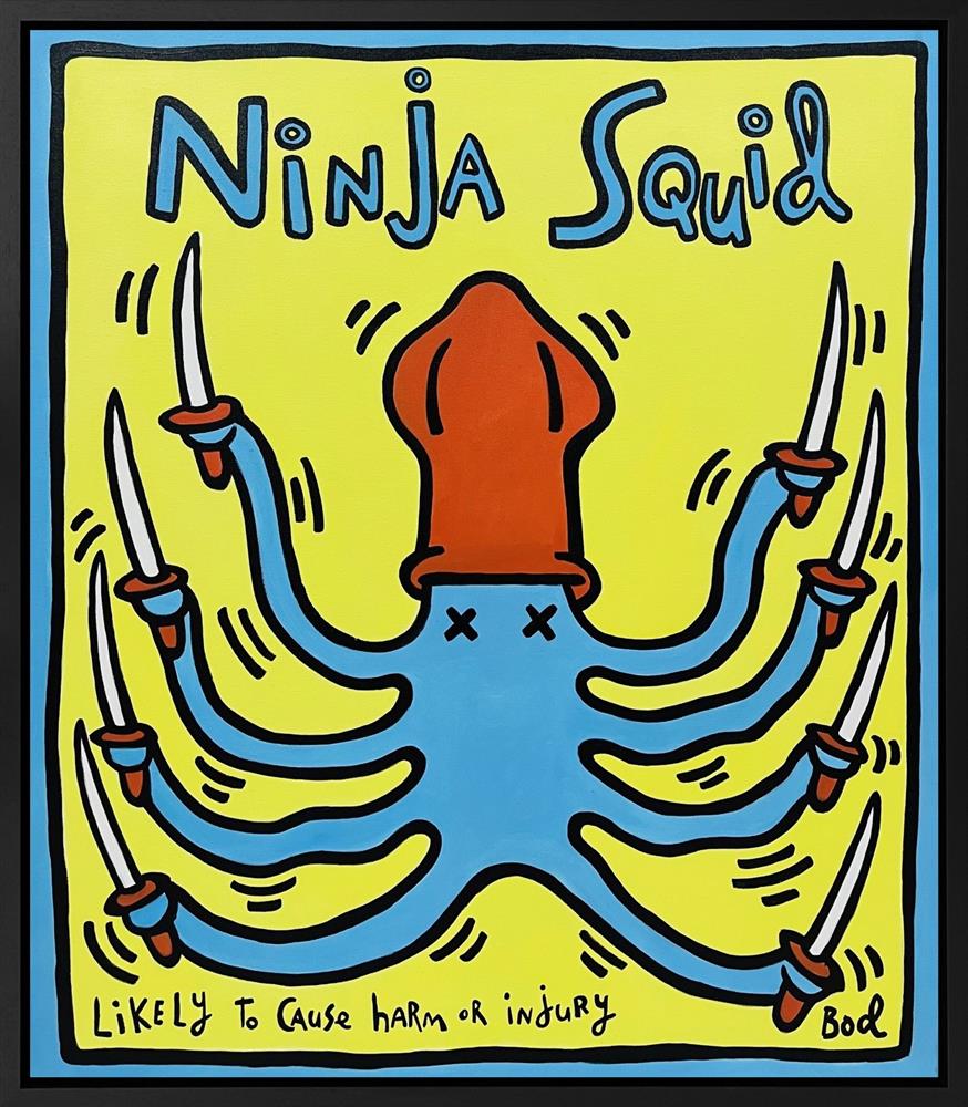 Ninja Squid - Bod Series by Michael Abrams