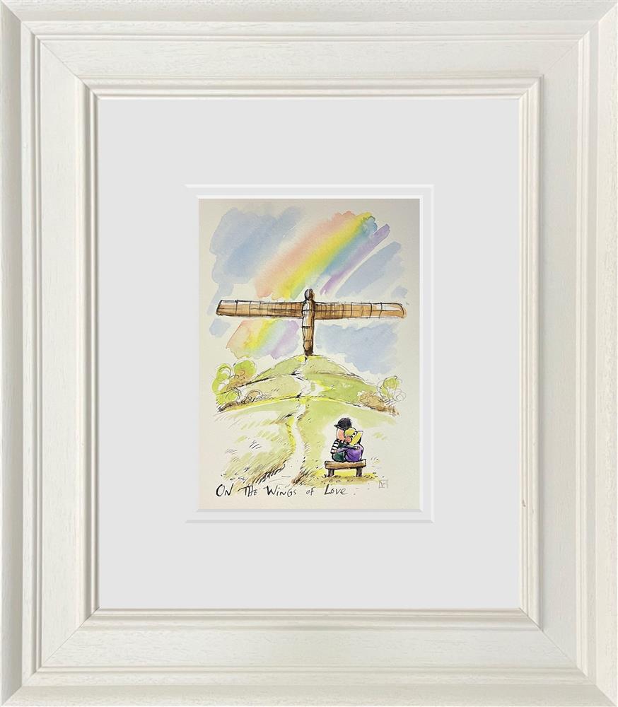 On The Wings Of Love - Sketch by Michael Abrams