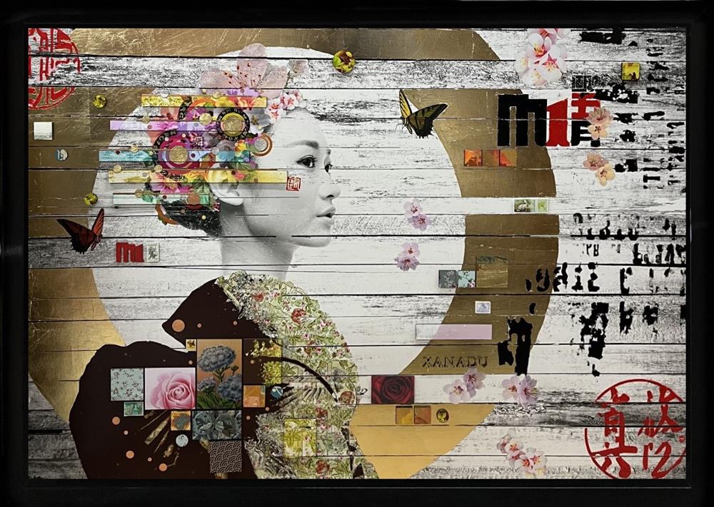 Porcelain Rites XL in Layers in Gold Leaf by The Trunk Of Funk