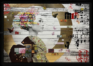 Porcelain Rites XL in Layers in Gold Leaf by The Trunk Of Funk