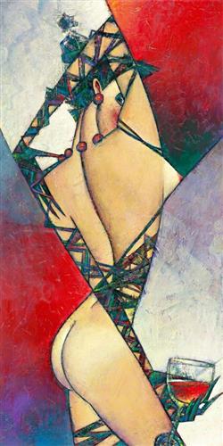 Red, Red Wine (small) by Andrei Protsouk