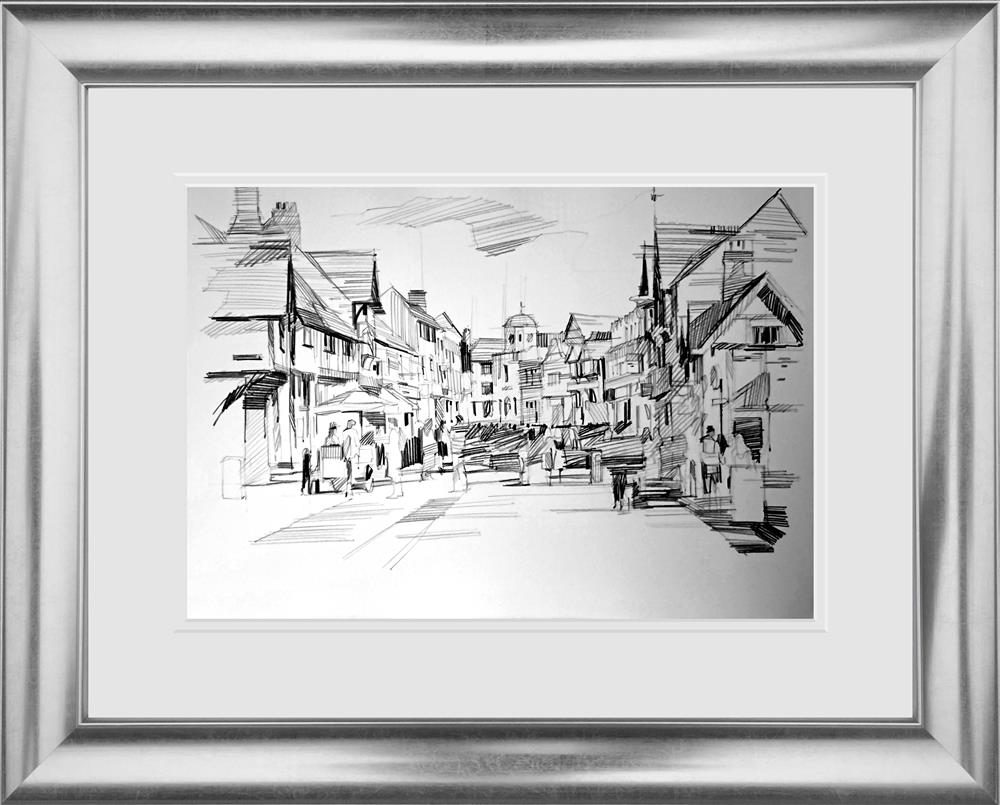 Shakespeare's Street - Sketch by Colin Brown