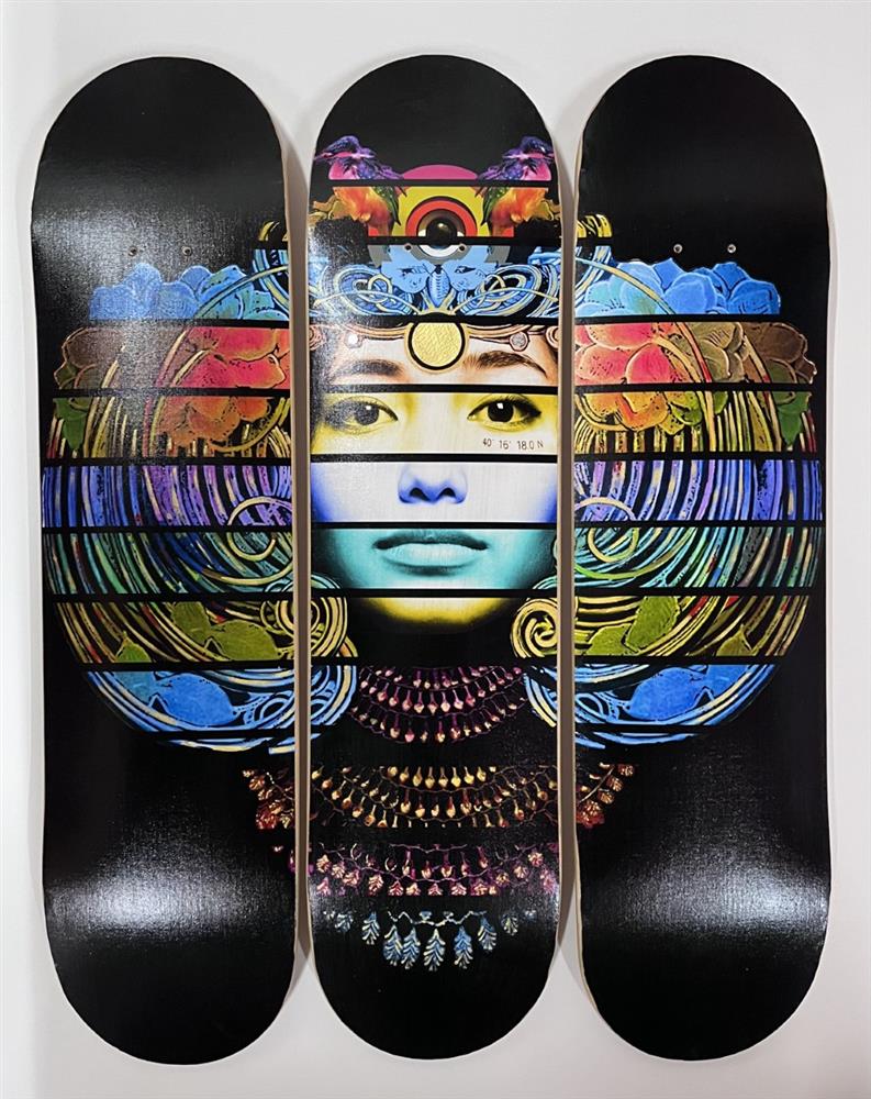 'Sphinx Malakbel’ Skate Deck Trio. by The Trunk Of Funk