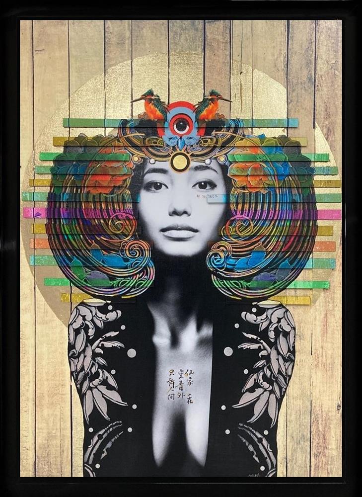 Sphinx Phoenix In Layers Gold Leaf by The Trunk Of Funk