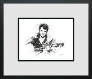 The King Of Rock & Roll - Miniature by Scott Tetlow