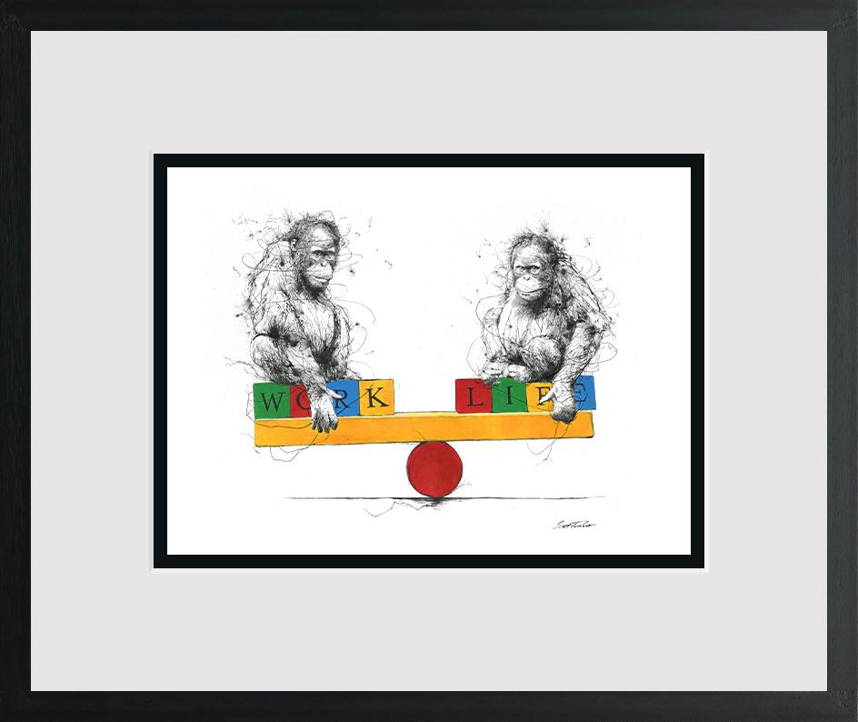 Work Life Balance! - Miniature by Scott Tetlow