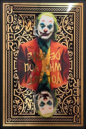 You Get What You Deserve - Gold Mirror by Sannib