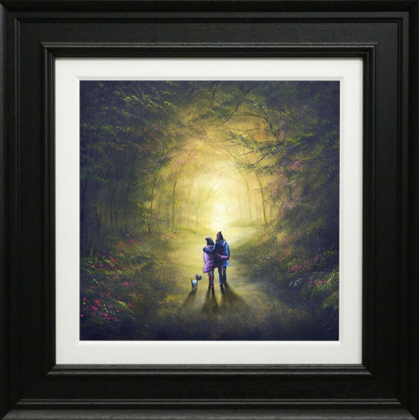 A Blooming Romance Signed Limited Edition Print on Board by Artist Danny Abrahams