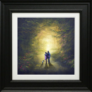 A Blooming Romance Signed Limited Edition Print on Board by Artist Danny Abrahams