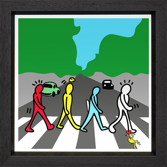Abbey Road Framed Limited Edition Print on Paper by Artist Tboy
