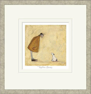 Always Together Signed Framed Limited Edition Print on Paper by Artist Sam Toft