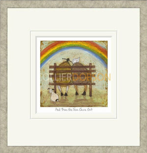 And Then The Sun Came Out Signed Framed Limited Edition Print on Paper by Artist Sam Toft