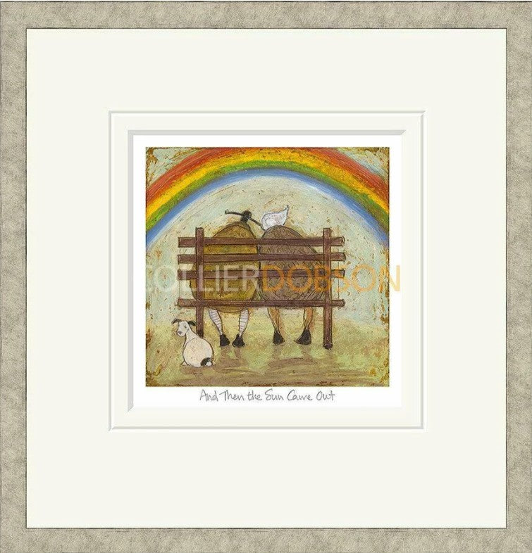 And Then The Sun Came Out Signed Framed Limited Edition Print on Paper by Artist Sam Toft