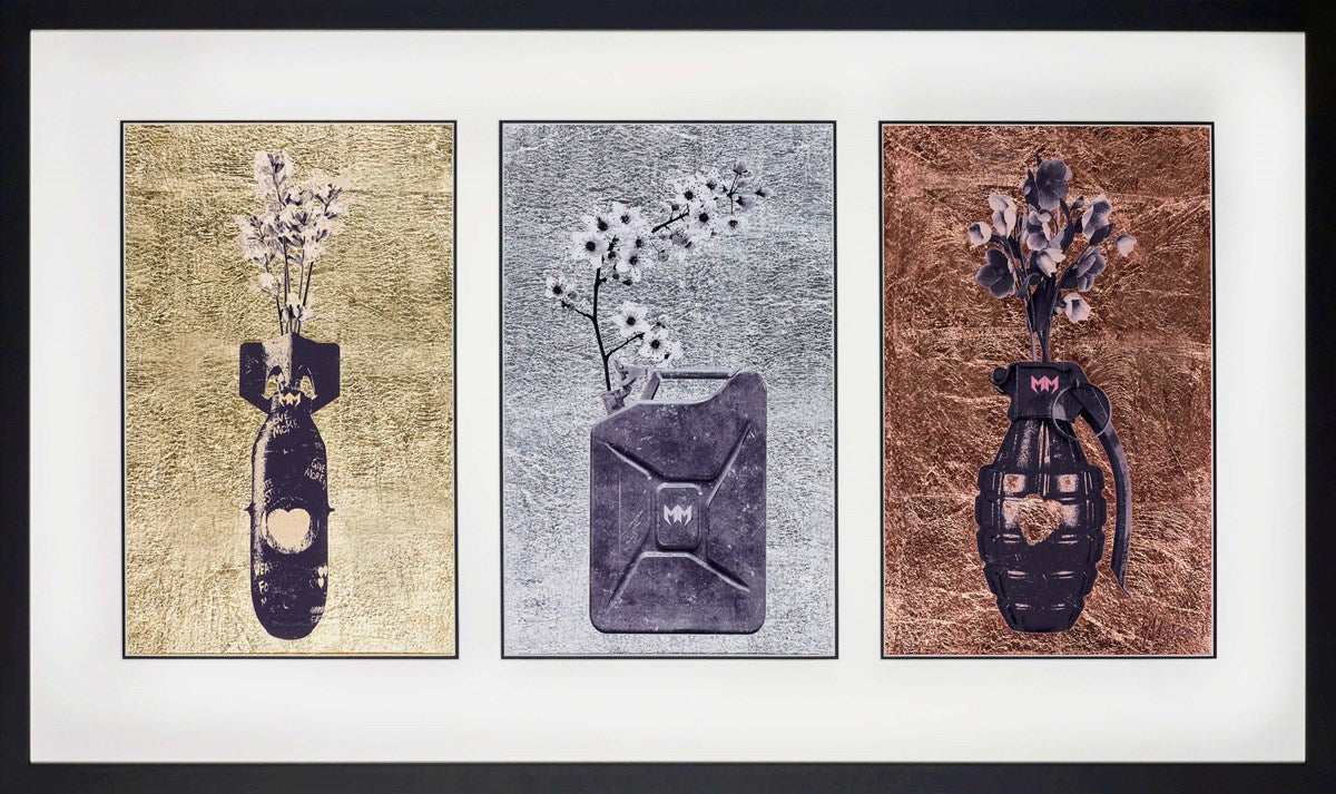 Armed With Love Framed Limited Edition Print on Paper by Artist Maxim