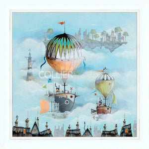 Around The World in 80 Days Signed Framed Limited Edition Print on Board by Artist Gary Walton