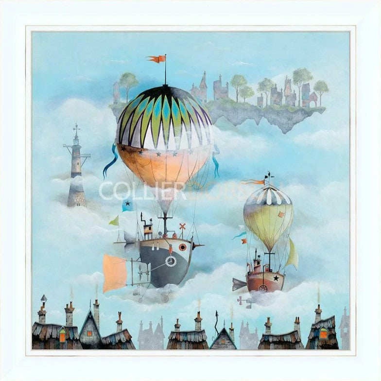 Around The World in 80 Days Signed Framed Limited Edition Print on Board by Artist Gary Walton