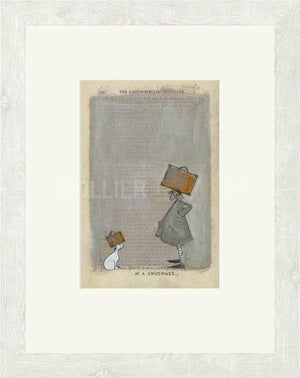 At A Crossroads Signed Framed Limited Edition Print on Paper by Artist Sam Toft
