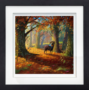 Autumn Adventure Signed Framed Limited Edition Print on Paper by Artist Stephen Hanson