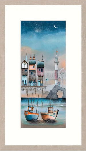 Back to Back Signed Framed Limited Edition Print on Paper by Artist Gary Walton