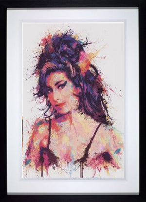 Back To Black Signed Framed Limited Edition Print on Paper by Artist Daniel Mernagh