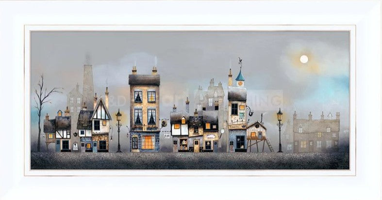 Baker Street Signed Framed Limited Edition Print on Board by Artist Gary Walton