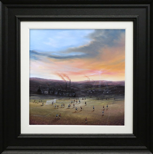 Battle For The Bragging Right Signed Limited Edition Print on Board by Artist Danny Abrahams