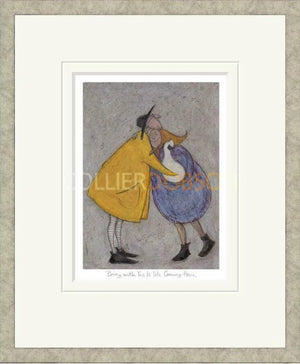 Being With You Is Like Coming Home Signed Framed Limited Edition Print on Paper by Artist Sam Toft