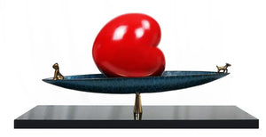 Calm Waters Limited Edition Bronze Sculpture by Artist Mackenzie Thorpe 