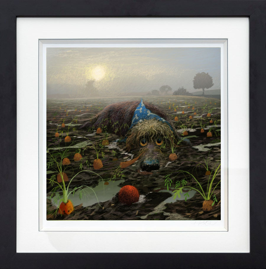 Carrot Soup Signed Framed Limited Edition Print on Paper by Artist Stephen Hanson