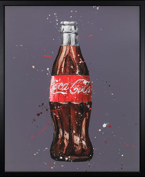 Catch The Wave Framed Signed Limited Edition Print on Canvas by Artist Paul Oz