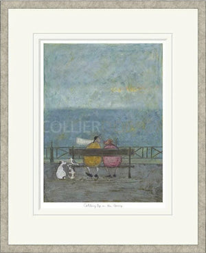 Catching Up On The Gossip Signed Framed Limited Edition Print on Paper by Artist Sam Toft