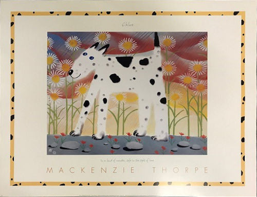 Chloe Art Poster by Artist Mackenzie Thorpe