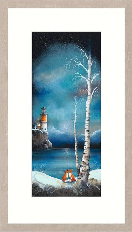 Christmas Companions Signed Framed Limited Edition Print on Paper by Artist Gary Walton