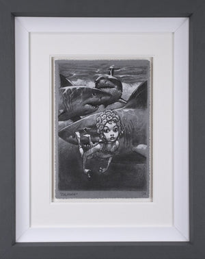 Chummy Framed Signed Limited Edition Print on Paper by Artist Craig Davison