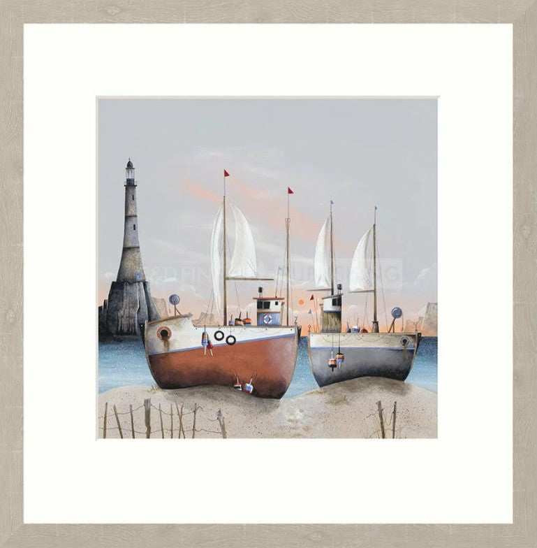 Copper & Tin Signed Framed Limited Edition Print on Paper by Artist Gary Walton