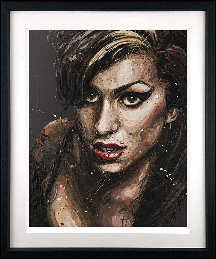 Daddys Girl Framed Signed Limited Edition Print on Paper by Artist Paul Oz