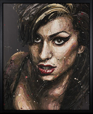 Daddys Girl  Framed Signed Limited Edition Print on Canvas by Artist Paul Oz