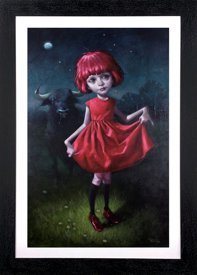 Dare Framed Signed Limited Edition Print on Board by Artist Craig Davison