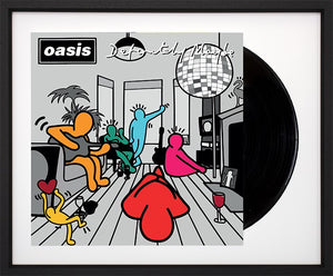 Definitely Maybe Framed Mixed Media Print on Paper by Artist Tboy